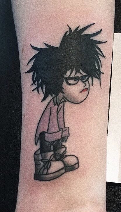 Happy birthday robert smith, i will forever have a cartoon you on my arm 