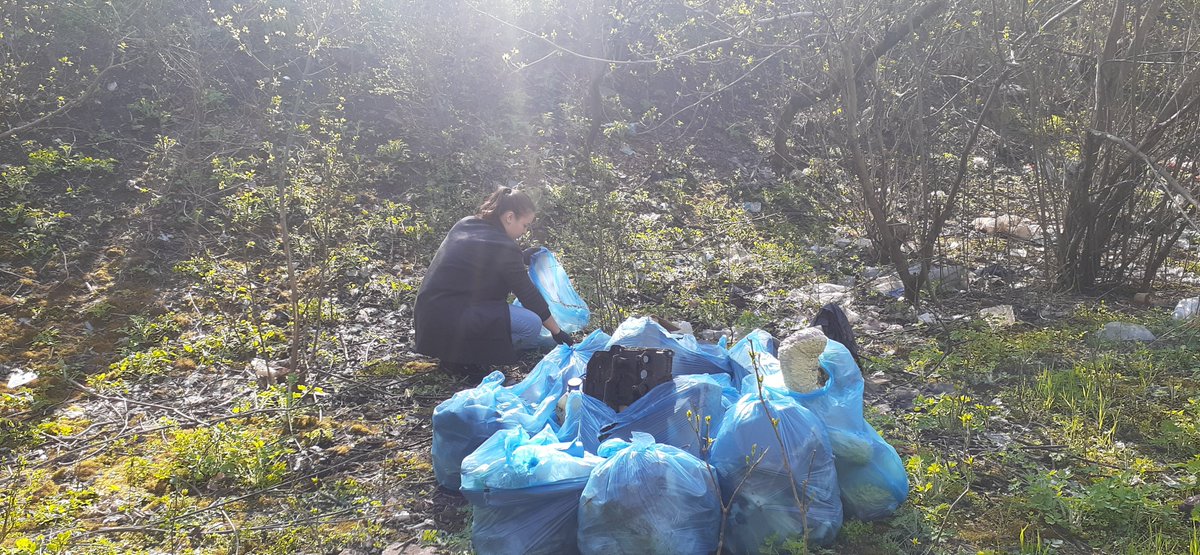 exarosss's tweet photo. Hello, World! 
It's a beautiful spring day and the journey continues.
#NanoTrashTag Part 2. 50 bags.
We'll see you again soon.

#Nano #NanoTrashTag #Cryptocurrency  #Detrashed #UseNano #TrashTagChallenge
@nano @TheNanoCenter https://t.co/a1qkeFOyoe