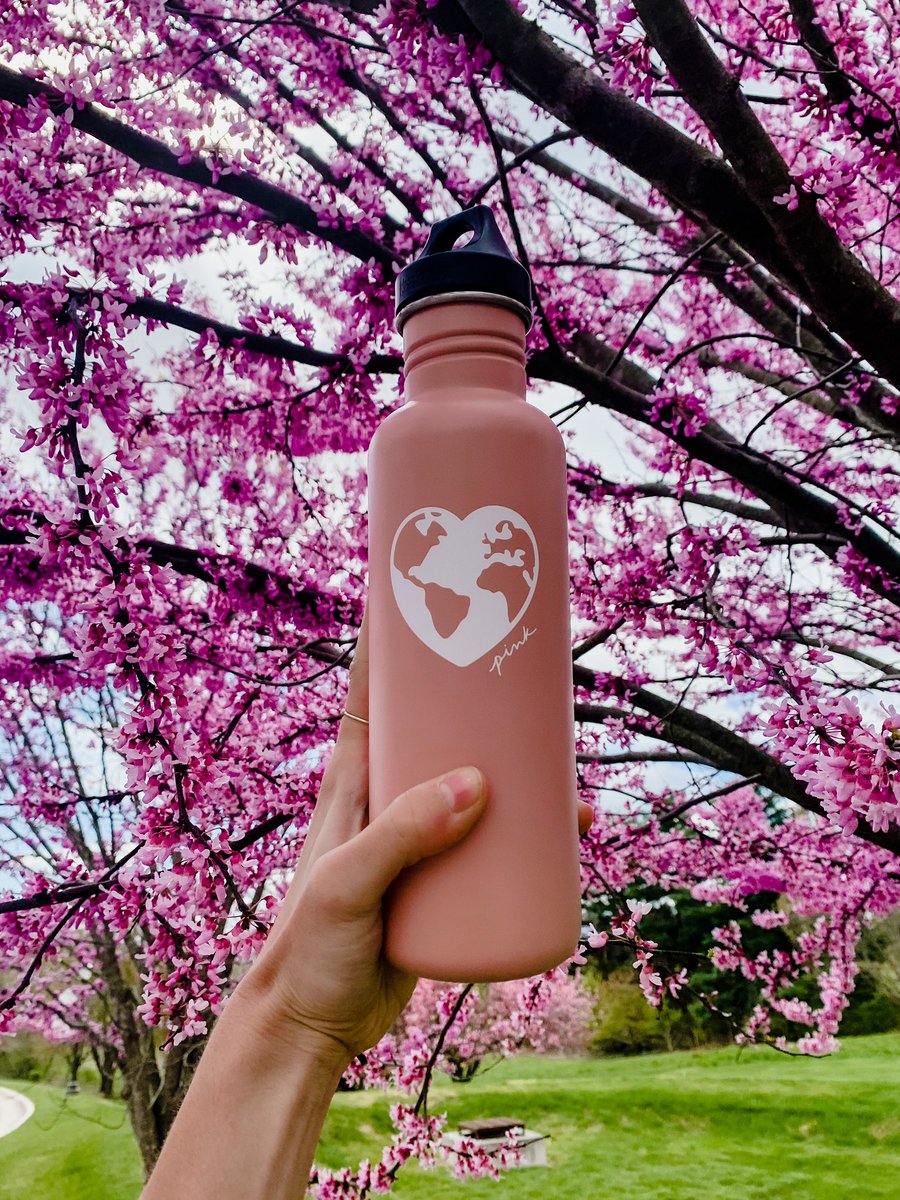 VTechVSPINK's tweet image. #getoutside with @kleankanteen X @VSPINK !! This #EarthDay remember to do your part for the planet; switching to this cute, reusable water bottle is a great small step to making a big difference 🤩🍃