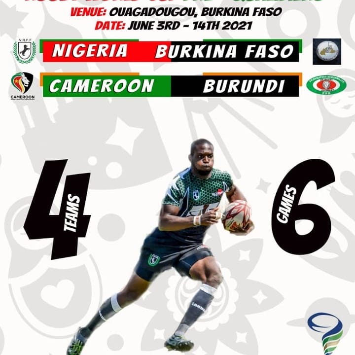 RugbyX247's tweet photo. The @NigeriaRugby1  also known as the Black Stallion will be in my Burkina Faso will be playing the Pre Qualifying games for the RAC 2021 in July. Cameroon, Burundi Burkina Faso and Nigeria will be playing at the Pre Qualifying games. @0tubaba https://t.co/tlnDv2FWQG