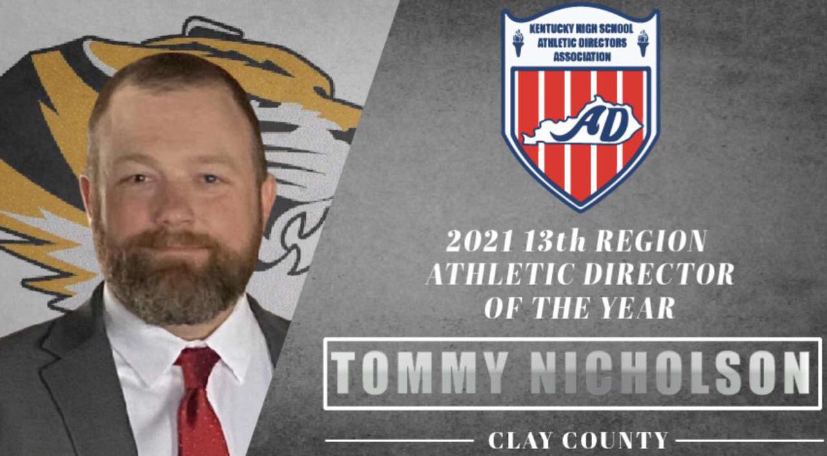 KAAA_KyAD's tweet photo. Congratulation to our Regional Athletic Directors of the Year

Region 13 - Tommy Nicholson
Region 14 - Doug Brewer
Region 15 - Tony Issac
Region 16 - Randy Wallace

@ClayCoHighKY @isaac_tony3 @RowanSchools @RowanVikings @PoCoAD43 

#KHSADA2021StateConference https://t.co/aUpj6TRQYO