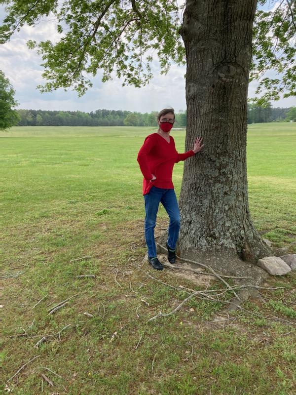 <a href="/signgirlbarton/">Emily Williams</a> is dressed for the occasion. <a href="/LaurelMillElem/">Laurel Mill Elem</a> on our Remote Learning Days, she supports #Red4Ed because she's a leader. <a href="/weteachfranklin/">Franklin County Association of Educators (NC)</a> my Teammate is great!
