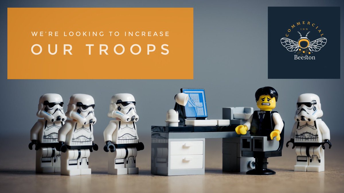 We’re looking to expand our team of busy bees! Vacancies are available in the kitchen and front of house.

Go to commercial-inn.co.uk/jobs for more information. 🐝 🍺 🍽