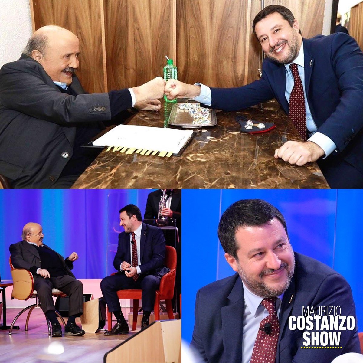 Solo per nottambuli affezionati, verso le 23.45 sarò su Canale 5 al #MaurizioCostanzoShow. 
Grazie a tutti, Amici: non si molla 💪
P.s. Coprifuoco a vita? No, grazie.