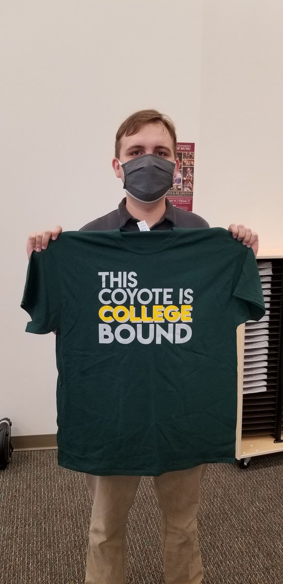 coyotecareerlab's tweet photo. Congratulations to College Bound Coyotes Molly Peterson (Univerity of Maine, University of New Hampshire, Florida Atlantic University, and Saint Leo University) and August Eberhard (FSU, UCF, USF, UT, and University of Miami)! @TheCoyoteWay https://t.co/Bx1BPIyGfQ