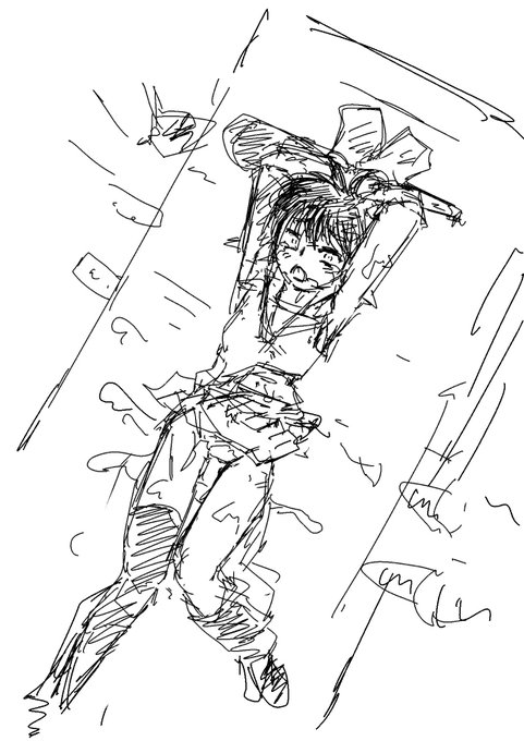 寝る前に明日以降のネタ思案
今描いてるヤツの続きの予定 