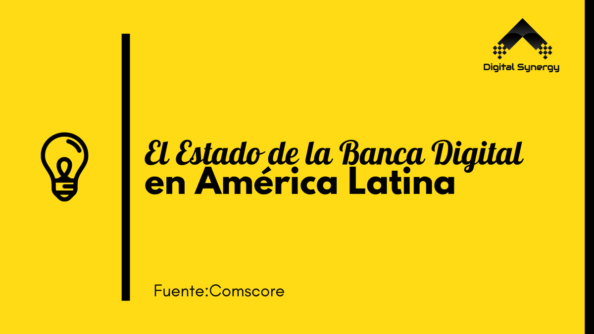 ColSynergy's tweet photo. El estado de la banca digital en América Latina!
.
.
.
.
.
.
.
#banca#bancadigital#comscore#brazil#mexico#argentina#estado#bancos#digital#pandemia#colombia#chile#perú#digitalsynergy https://t.co/xuCIG44yjb