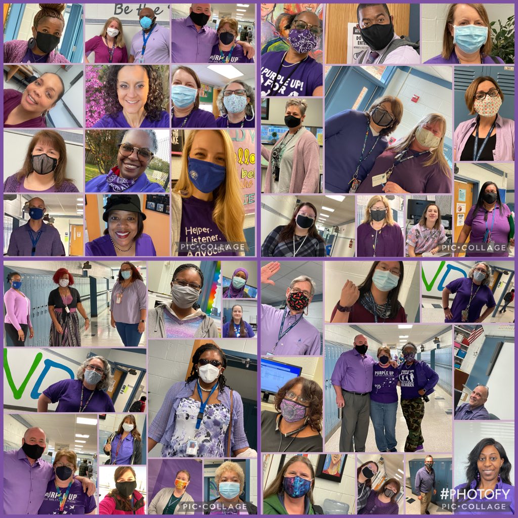 GPMS showing our love and support for our military kids and families 💜 Thank you! @PWCSMilKids @PWCSNews @GrahamParkMS #PurpleUpPWCS #PurpleUpVA #milkid #PWCSCounseling #LionPride 🦁 
.
@BDAGIRL4SURE