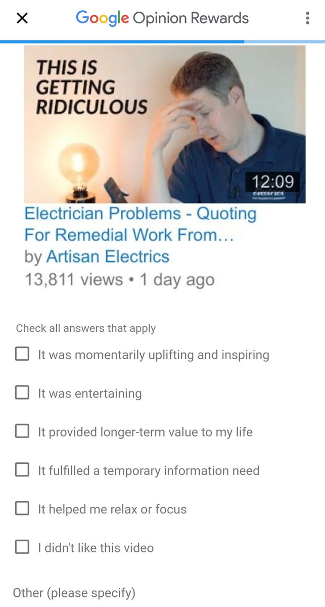 SmartrrElec's tweet image. If anyone is after some &quot;temporary information&quot;🤔 or &quot;momentary inspiration&quot;🙃... it would seem Google thinks @ArtElectrics youtube channel is the place to go...😬🤣
Keep the great entertaing vids coming Jordan...👍🏼
P.S I&apos;ll come back to you on the long-term value in a year or 2.