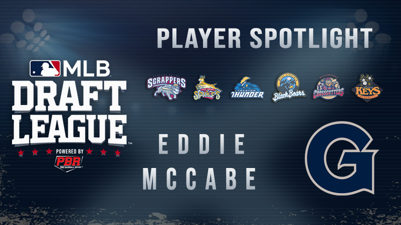 mlbdraftleague's tweet image. 𝘿𝙧𝙖𝙛𝙩 𝙇𝙚𝙖𝙜𝙪𝙚 𝙎𝙥𝙤𝙩𝙡𝙞𝙜𝙝𝙩: 𝙀𝙙𝙙𝙞𝙚 𝙈𝙘𝘾𝙖𝙗𝙚

𝗣𝗼𝘀𝗶𝘁𝗶𝗼𝗻: 3B/SS
𝗦𝗰𝗵𝗼𝗼𝗹: @gtownbaseball 

🗒️ The senior has a strong offensive track record in the Big East (.313 career average through 131 games).
 
🔗 bit.ly/2RL477C | #MLBDraftLeague