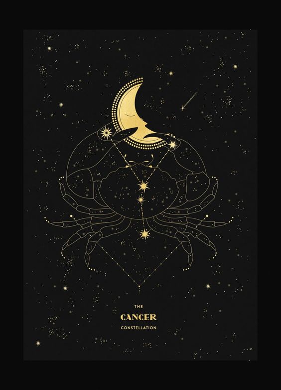 CANCER (my sun!):Cancer is ruled by the Moon and exalts Jupiter. The moon is all about the boundary between inner and outer, the "sublunar" vs "numinous" worlds. It rules the soul, the subconscious, elemental water.