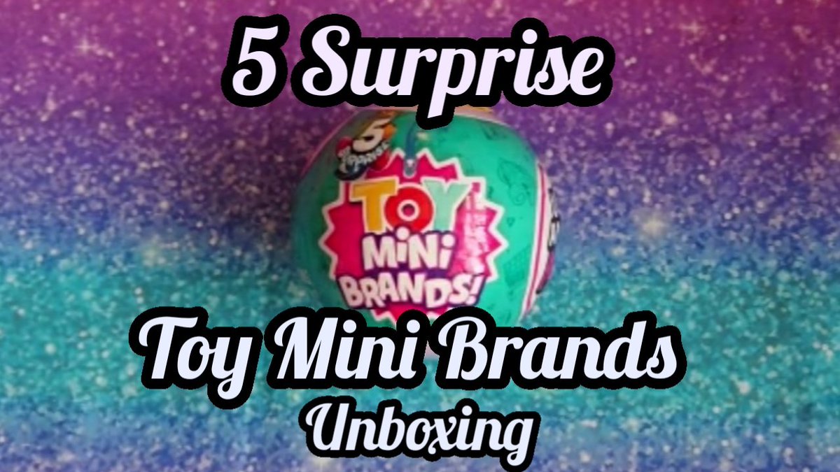 RTR_ToyChannel's tweet photo. 5 Surprise - Mini Toy Brands - Unboxing - Miniature Toys...https://t.co/T7eiDXNJXn
#5surprise #5surpriseminitoybrands #5surpriseunboxing #5surpriseminitoybrandsunboxing #minitoybrands #minitoybrandsunboxing #miniaturetoys https://t.co/2NDi94dEUp