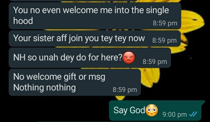 Apparently, my friend is now single and she's meeting me as chairperson single pringles board of trustees to welcome her😂😂. I don't blame her, I'll soon shock them🥺