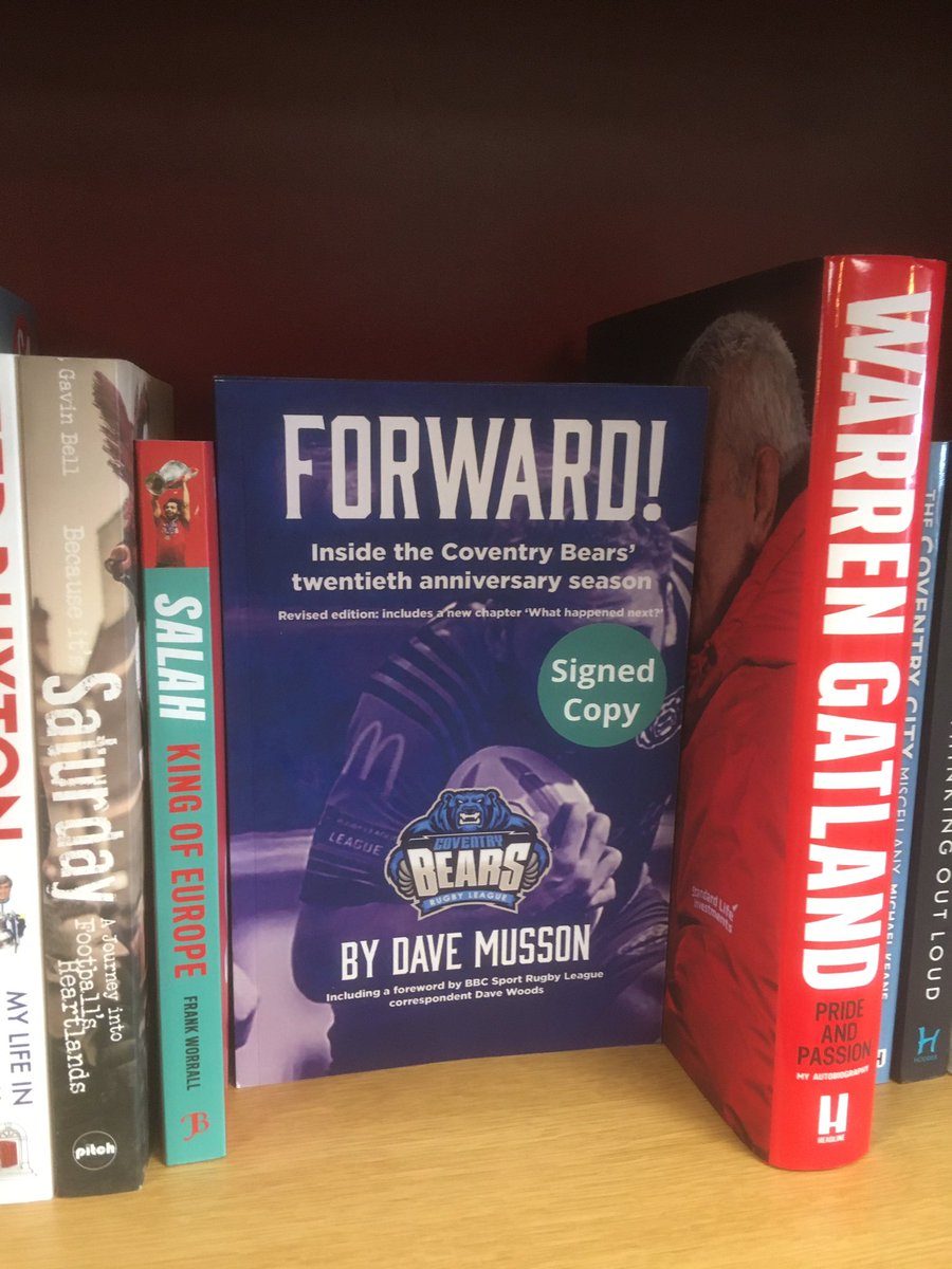 This is nice, the revised edition of the book I wrote about <a href="/CoventryBears/">Coventry Bears</a> on the shelf of my local bookshop - thanks so much <a href="/KenilworthBook/">Kenilworth Books🌱🌺🌻🦔</a> 👌