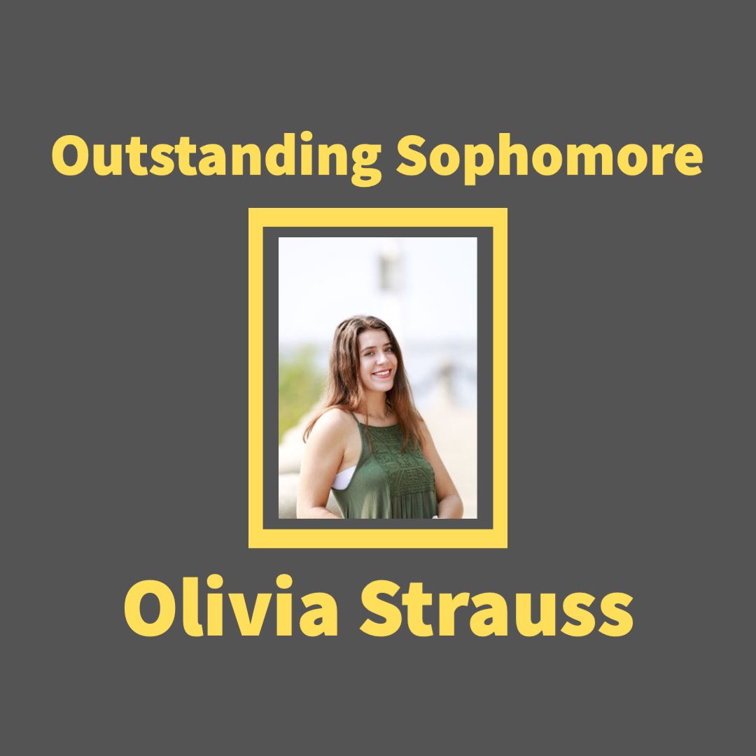 1804OU's tweet image. Next up, Olivia for Outstanding Sophomore! 👏🏼