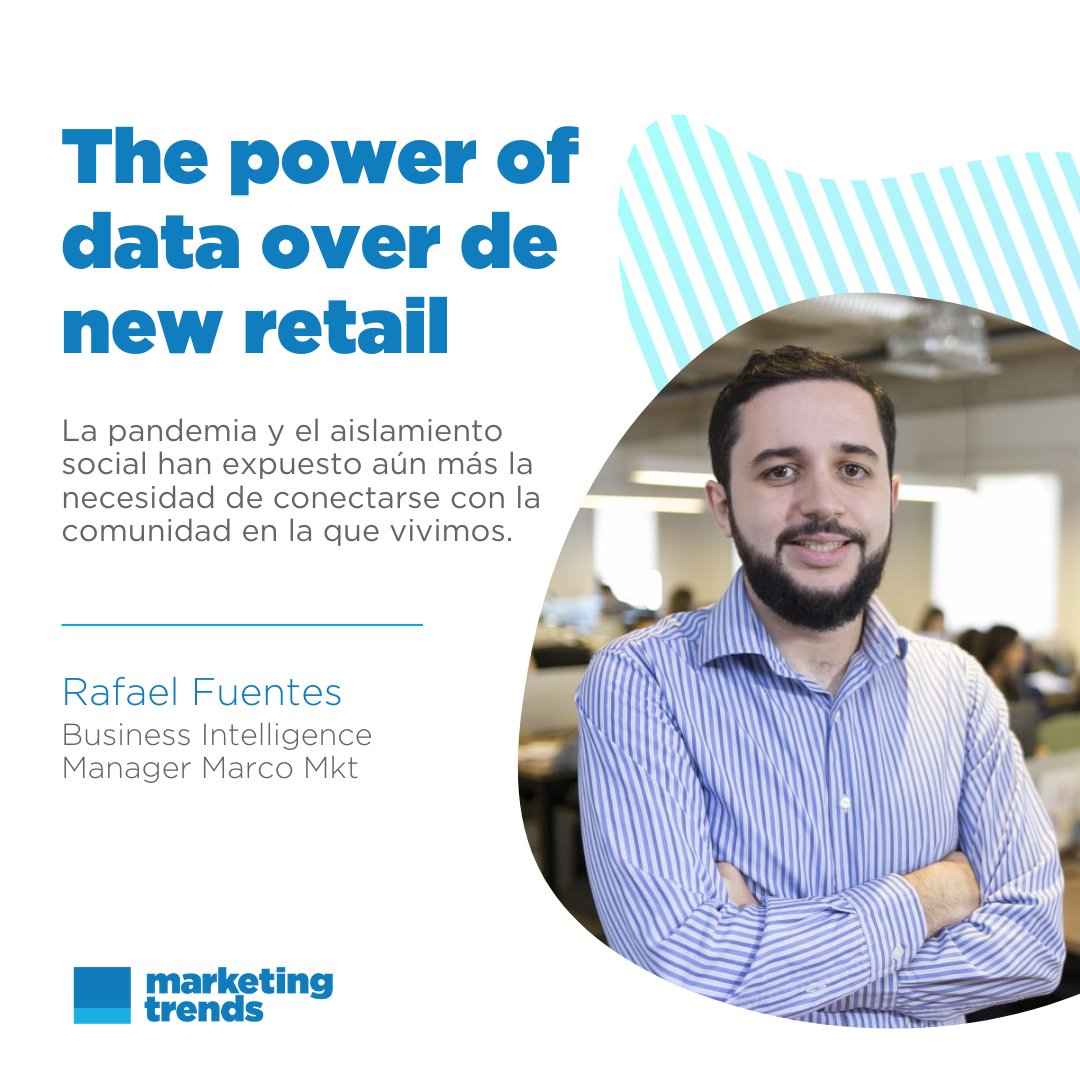 marcomktlatam's tweet photo. Ya comienza Power of data over the new retail, la primer charla de #MarketingTrends #2021 día 2 con Rafael Fuentes, #BusinessIntelligence Manager para Marco Mkt. #TradeMarketing #MarketingInteligente #NewRetail #Consumer #NewConsumer #Retail #Marketing  #TradeMkt https://t.co/swgMVlmeeW