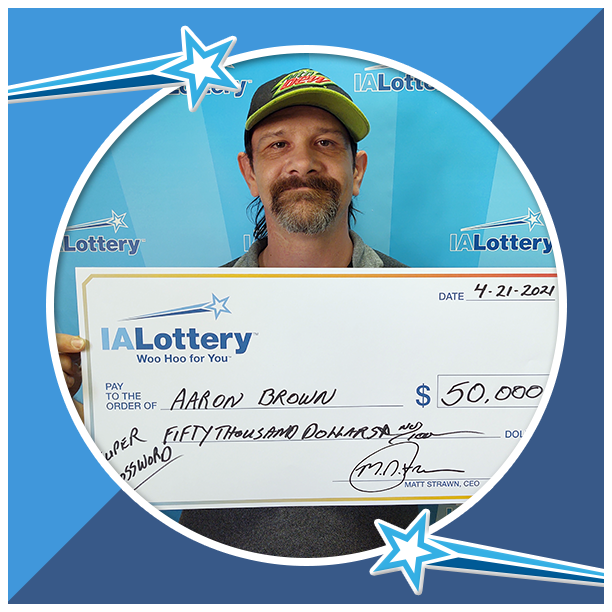 ialottery's tweet photo. Aaron Brown of #SergeantBluff won a "$50,000 Super Crossword" top prize on a ticket from @PilotFlyingJ in #SiouxCity, and Dora Rogers of #Dubuque won an $18,000 "Win It All" prize on a ticket from her local Kwik Stop! #WooHooForYou https://t.co/xO7uY4vQS9