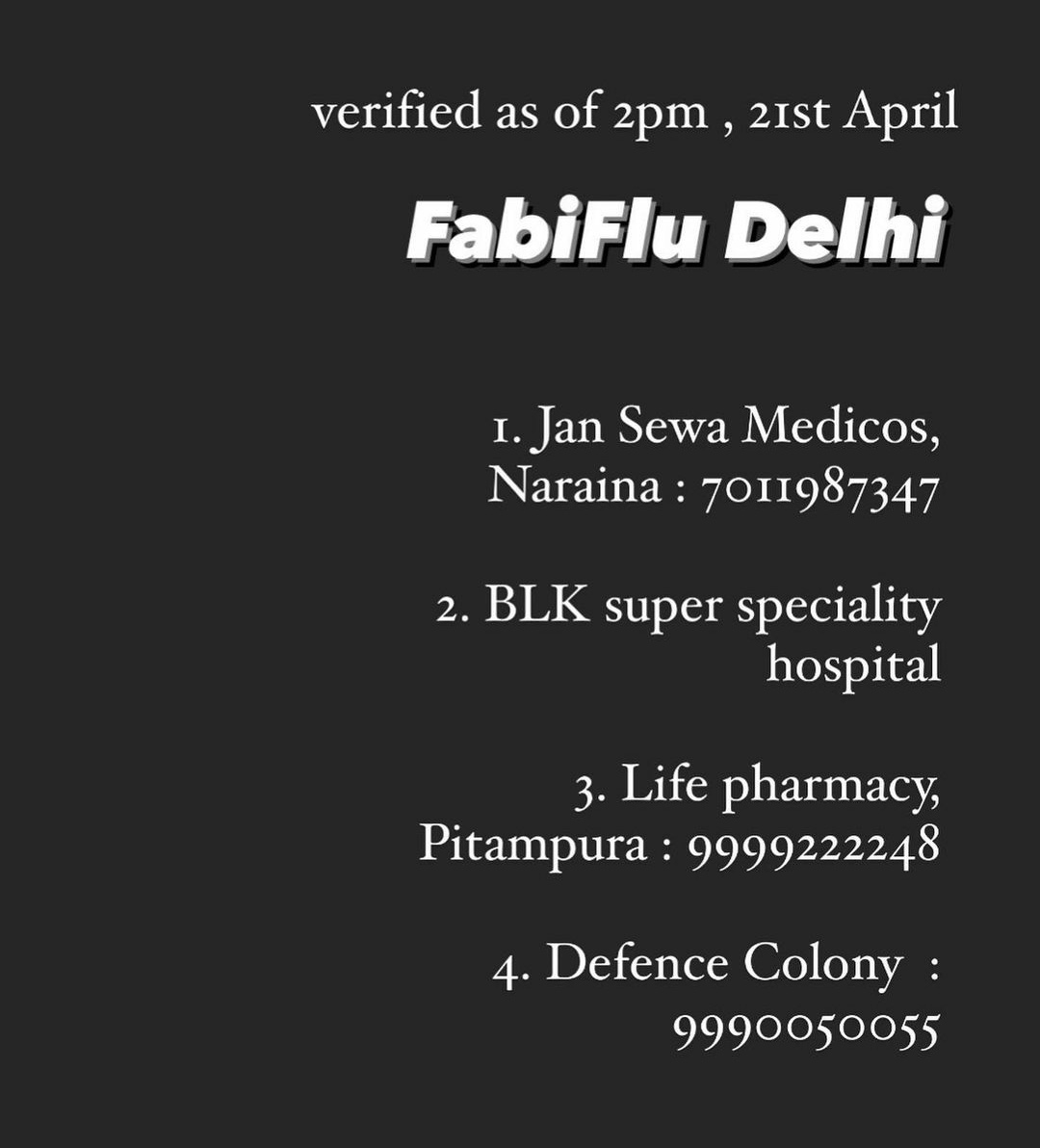 The followed are for Delhi regarding different services from Ambulance to Remedesvir to Tocilizumab to Oxygen Cylinders to Testing.