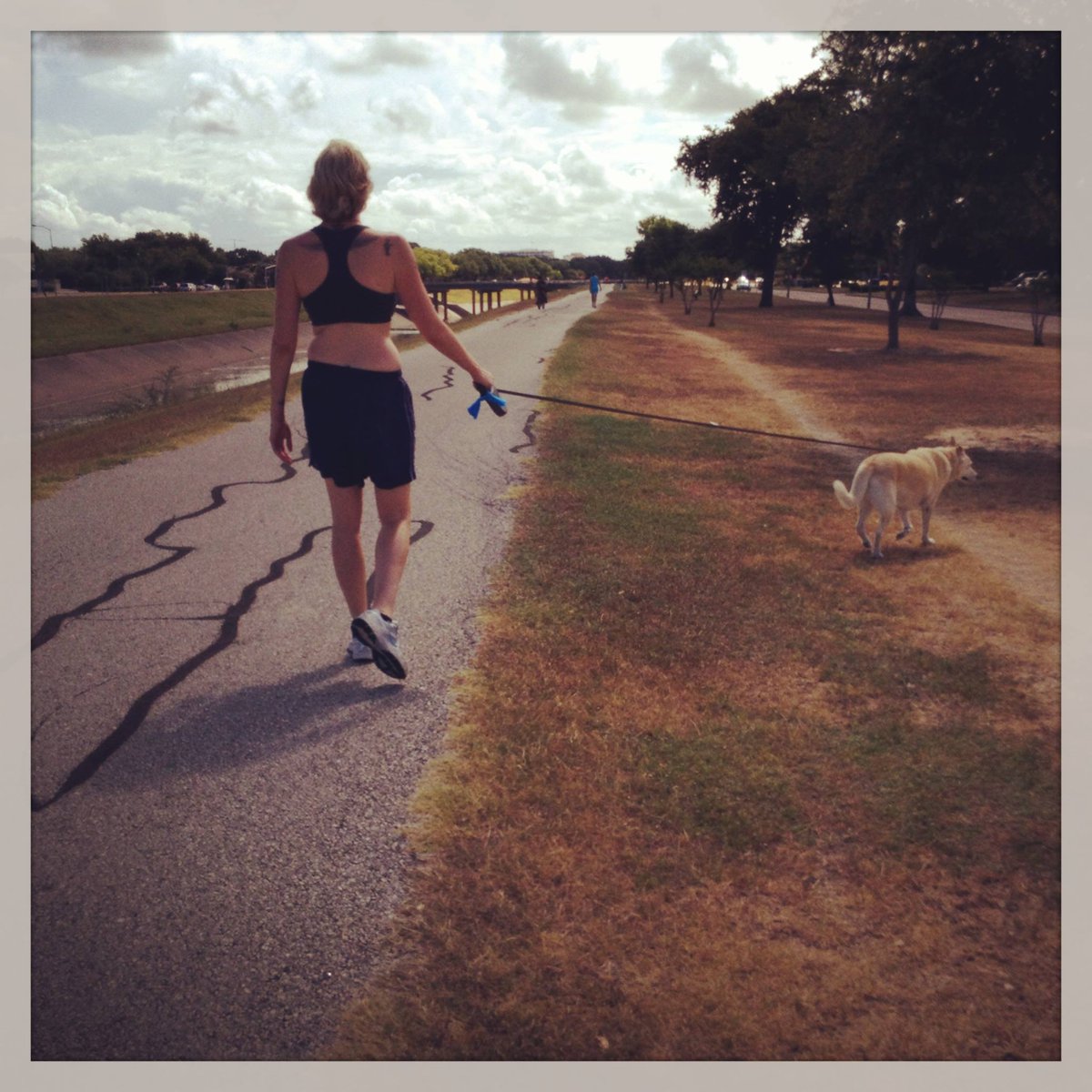 Hogan and I had a wonderful life together that lasted for 7 years. I loved our daily walks along the bayou in Houston. He went to doggie heaven in Dec 2016. 5 weeks later I got his paw print tattooed for my birthday. So bittersweet.