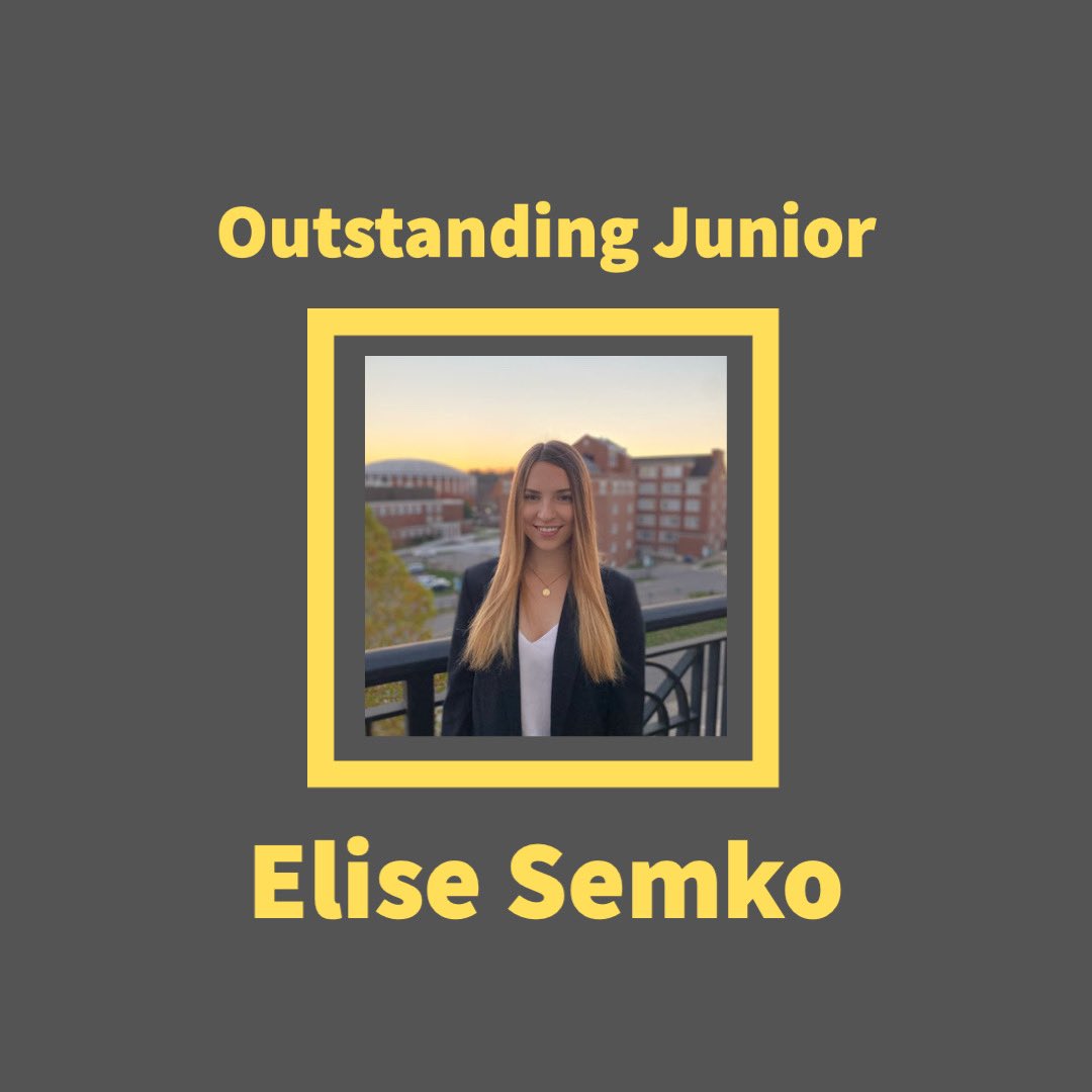 1804OU's tweet image. Yay! Elise for Outstanding Junior!  🥳