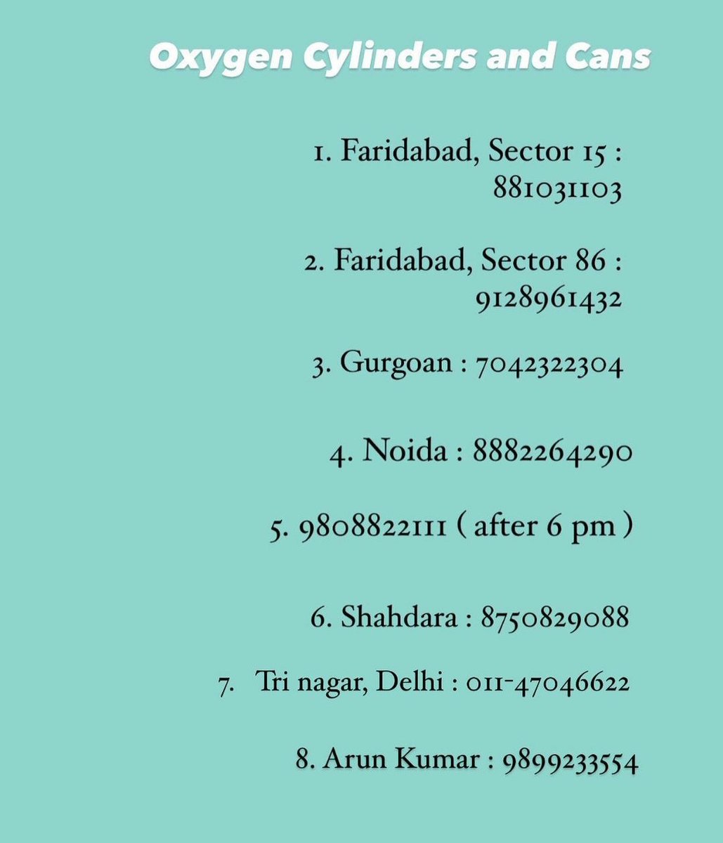 The followed are for Delhi regarding different services from Ambulance to Remedesvir to Tocilizumab to Oxygen Cylinders to Testing.