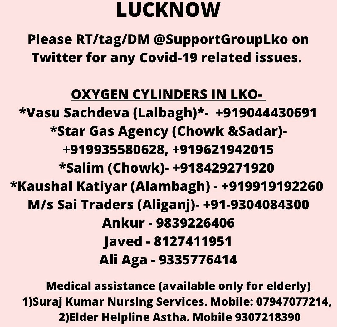For Lucknow and Kanpur.