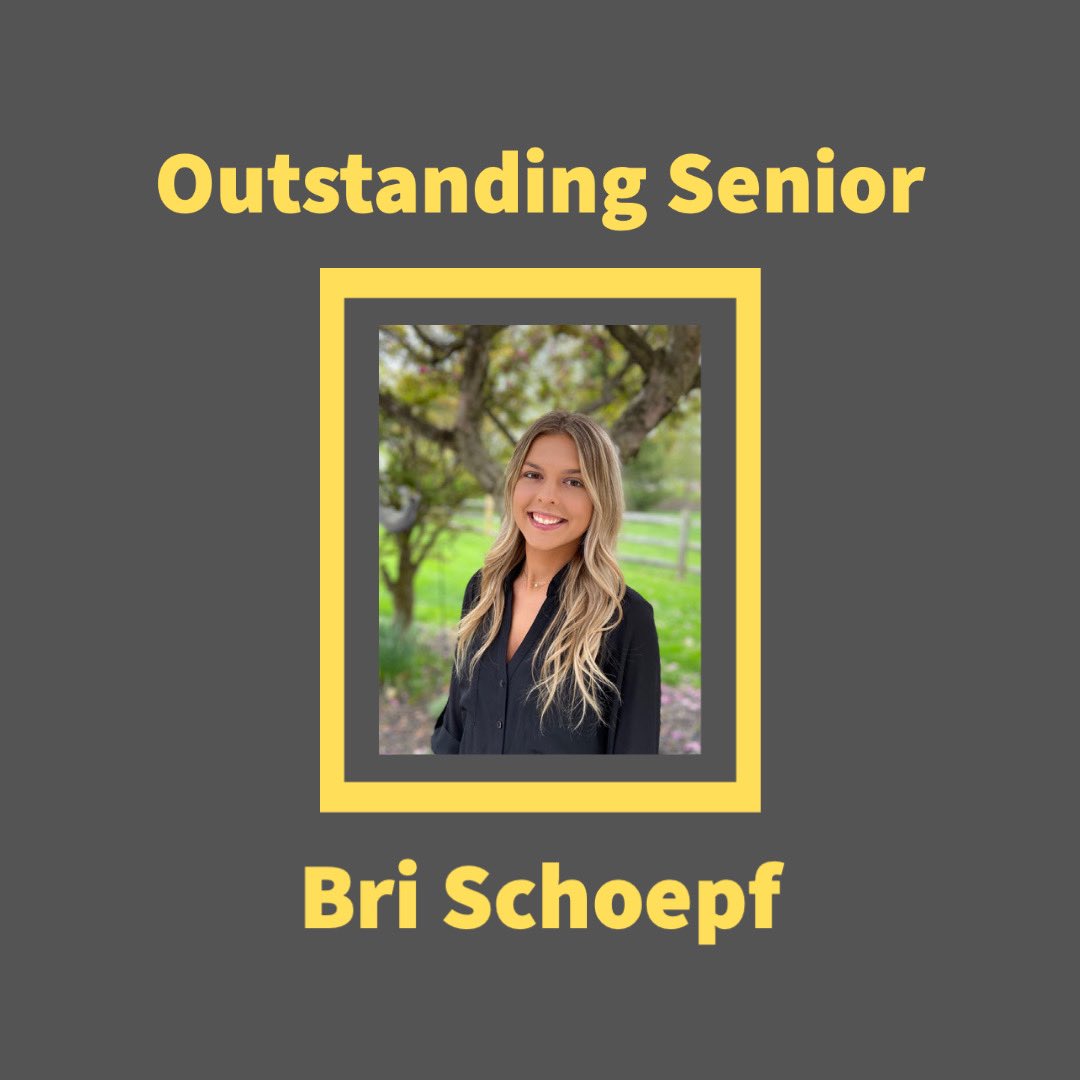 1804OU's tweet image. Last, Bri Schoepf for Outstanding Senior! 🤍
