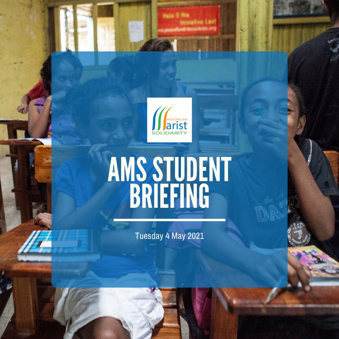 Under two weeks to go!! 👇👇

Don’t forget to register your students for our Student Briefing! This is their chance to learn about AMS from our team and from a special guest speaker from Timor-Leste 🌏😮

Register now at: australianmaristsolidarity.net.au/partnerships/e…