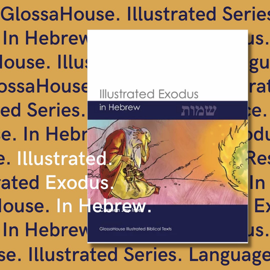 GlossaHouse's tweet photo. Anybody else have Hebrew finals coming up? 🙋🏽♀️🙋🏻♂️
Grab a copy of our Illustrated Exodus by @carmenjoyimes to help maintain your Hebrew once finals are over! Happy studying!
https://t.co/6DmbuMC2hc
#glossahouse #hebrew #illustratedhebrew #learnhebrew #studyhebrew #exodus #bible https://t.co/tliBKiopxk