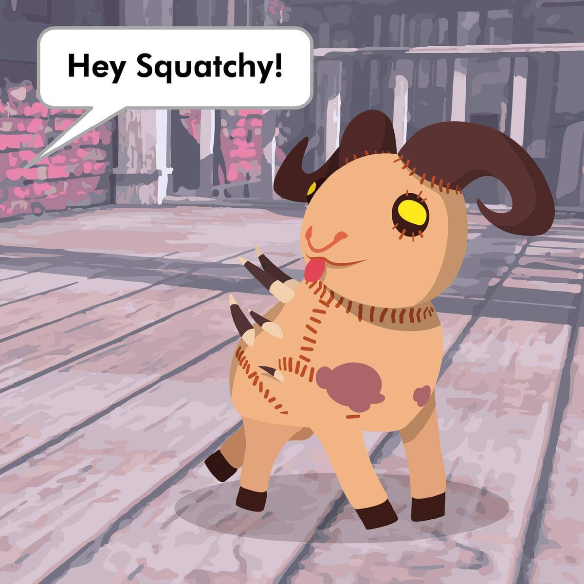 ShibeSkippy's tweet photo. I'm setting the Birdman and Bug-eyed Boi as canon, at least for Squatchy.
#Fallout #Fallout76 #Bethesda #Sheepsquatch #plushie #shennigans #digitalart #comic #vector #graphic #graphicdesign #illustration #AdobeIllustrator https://t.co/QfdNdDpgXL