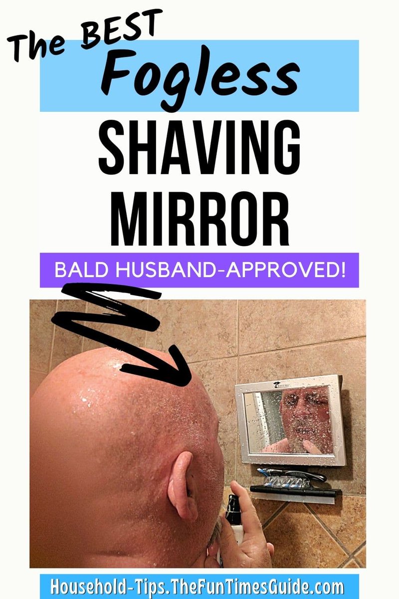 FunBeautyTips's tweet image. After trying several fogless shower mirrors before finally finding the best one (for my husband who shaves his head bald every day), here's everything we’ve learned about fog-free shower mirrors! bityl.co/5uyv