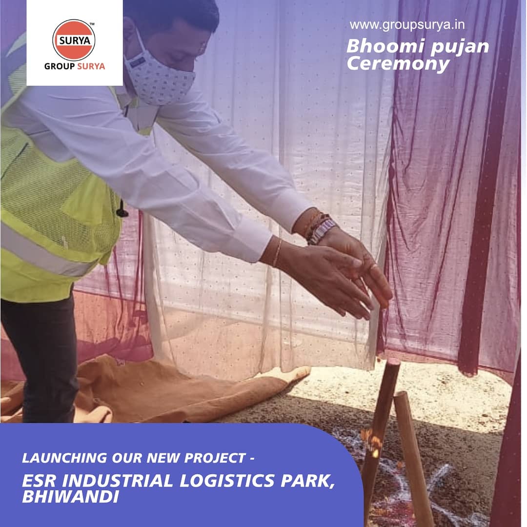 GroupSurya1's tweet photo. Yes,we are all set to welcome new beginnings!
Group Surya has recently announced our upcoming project that is ESR Industrial Logistic Park Bhiwandi & today we have put our foot forward to start the project
#manufacturing #civil #pebindustry #mep #designandbuild #groupsurya https://t.co/F1B4rZCej4