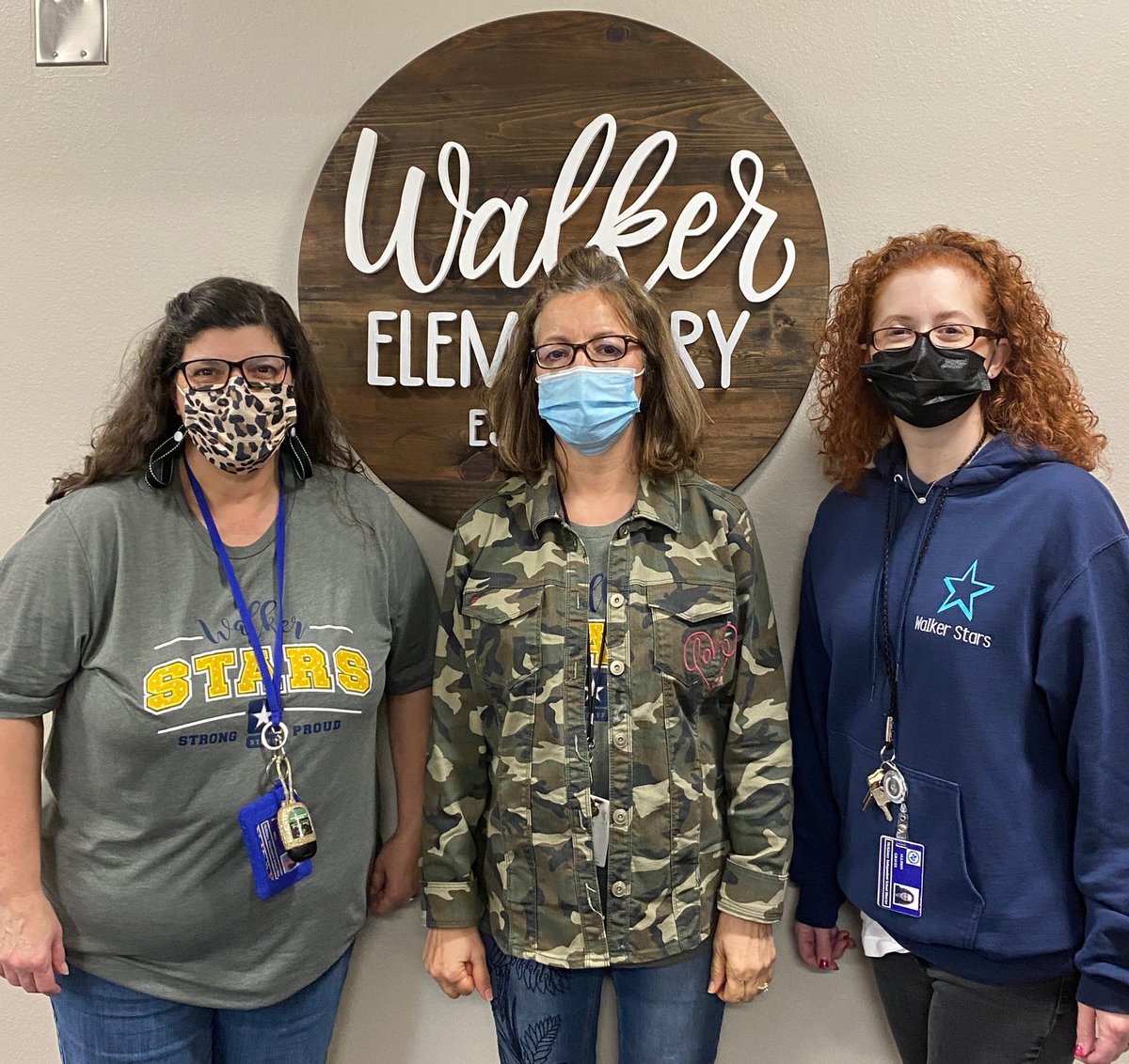 Happy Administrative Professionals Day! These three are top notch and do so many wonderful things for our Walker Stars! #walkerstrong