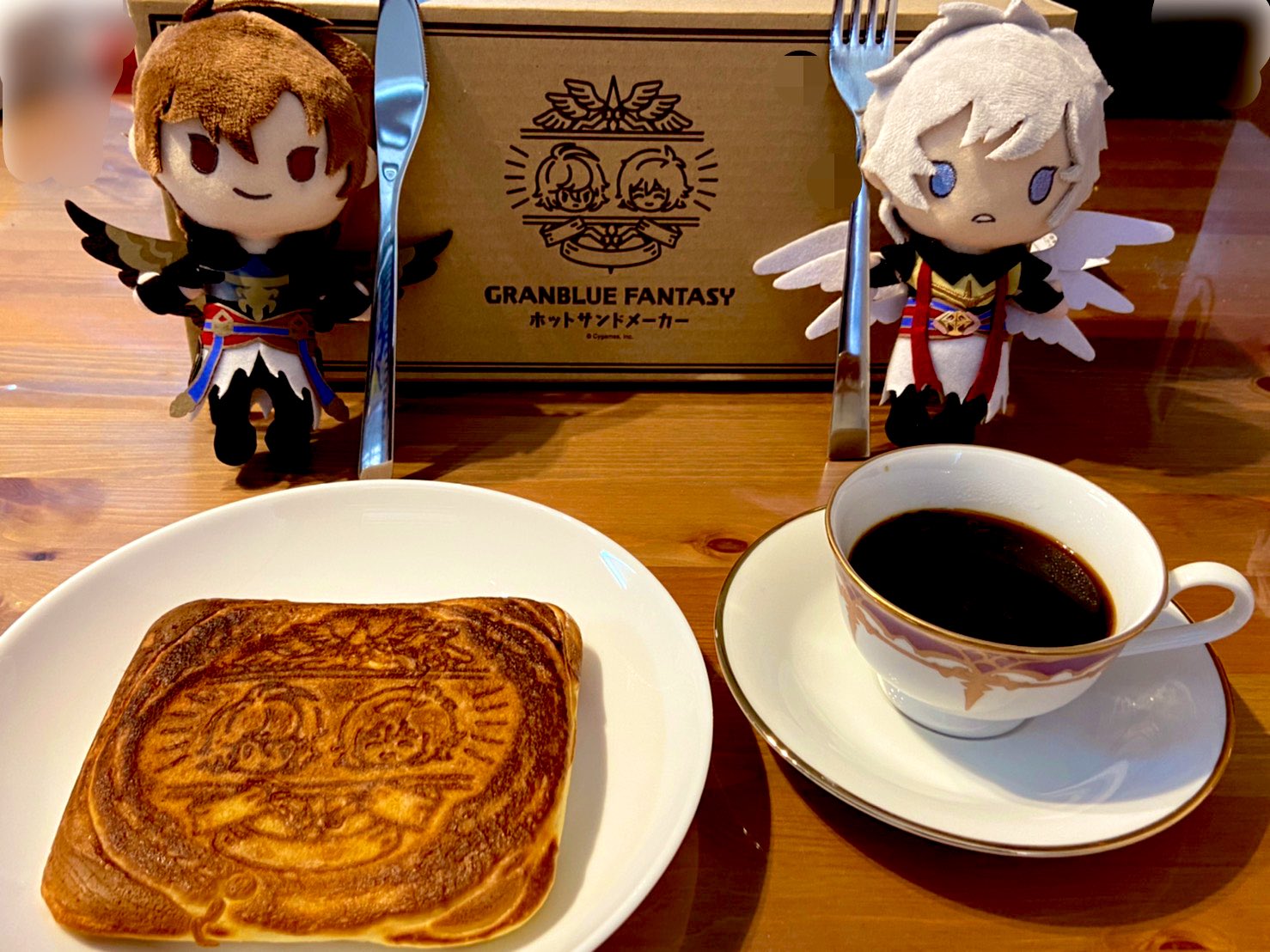 グラブル　ホットサンドメーカー　サンダルフォン&ルシフェル サンダルフォン ルシフェル ホットサンドメーカー