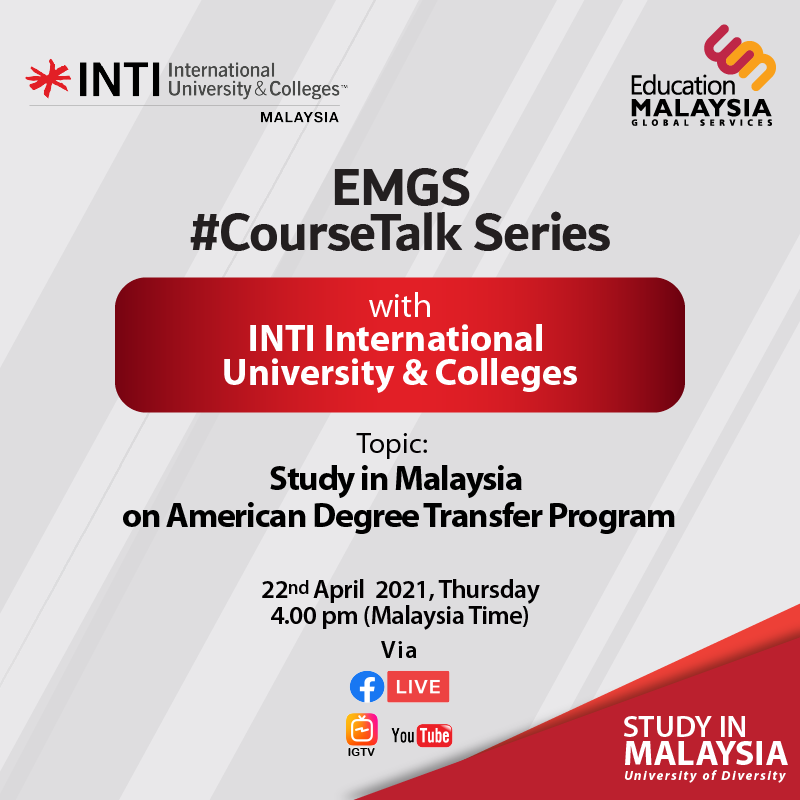 Official Education Malaysia Global Services On Twitter Join Us On The Next Session Of Emgs Coursetalk Series Happening Today An Exclusive Facebook Live Session With Our Marketing Team Featuring Our