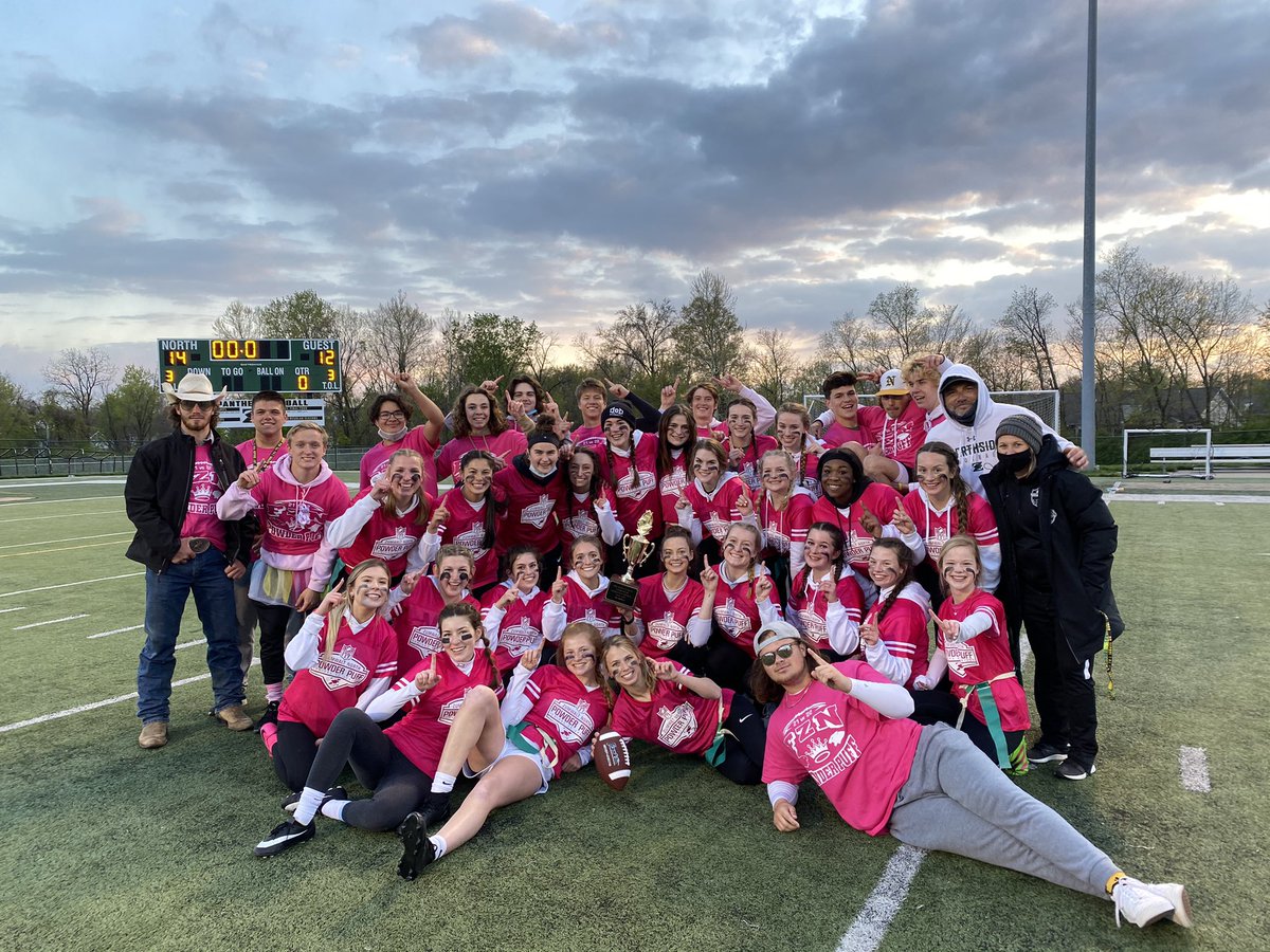 The Pink Scharf/Zumbehl Seniors win the Powder Puff Tournament! Congratulations to all the girls! I hope you had a memorable night!