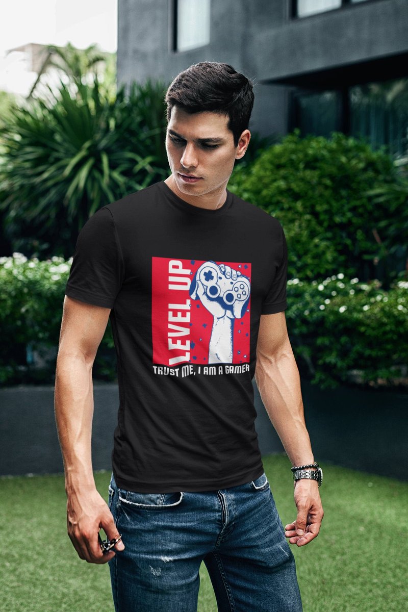 A52Online's tweet photo. Another custom designed t-shirt added to our #etsy shop: 
Gamers Level Up! - Gaming T-Shirt: 

https://t.co/1FJio3Lo49

We are constantly creating new designs and adding to our collection, so keep checking in.

#gamer #gaming #graphic #combat #t-shirt https://t.co/Vm1An9QxvH