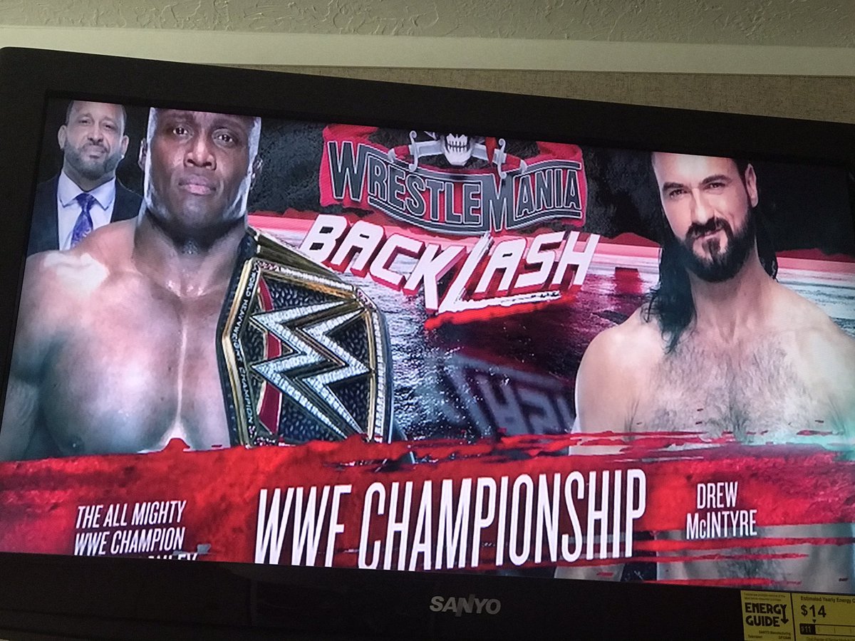 At wrestlemania backlash (2021) the almighty Bobby lashley defends his wwe championship against the former 2x-time wwe champion The Scottish warrior Drew McIntyre I’m looking forward to this match on peacock and on the wwe network https://t.co/Pveo676aRy