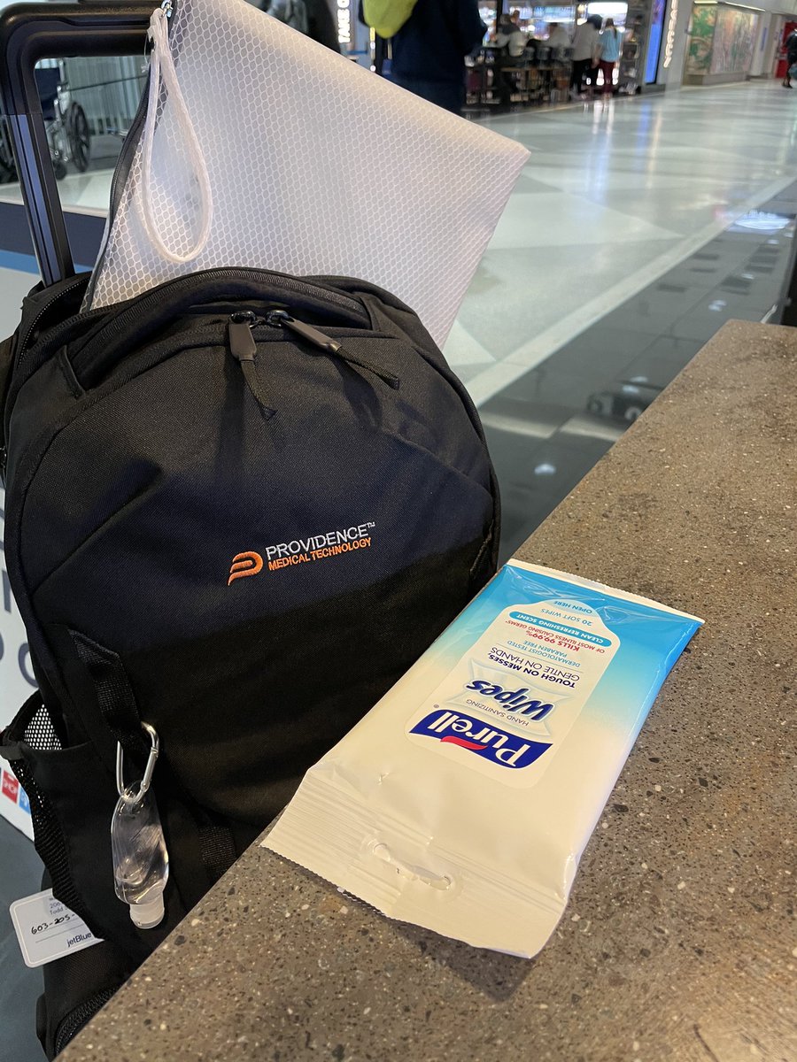 Spotted at PHL! ✈️ <a href="/ProvidenceMT/">Providence Medical Technology</a> traveling safe &amp; exciting to be on the road training customers! #HumpDayMotivation
