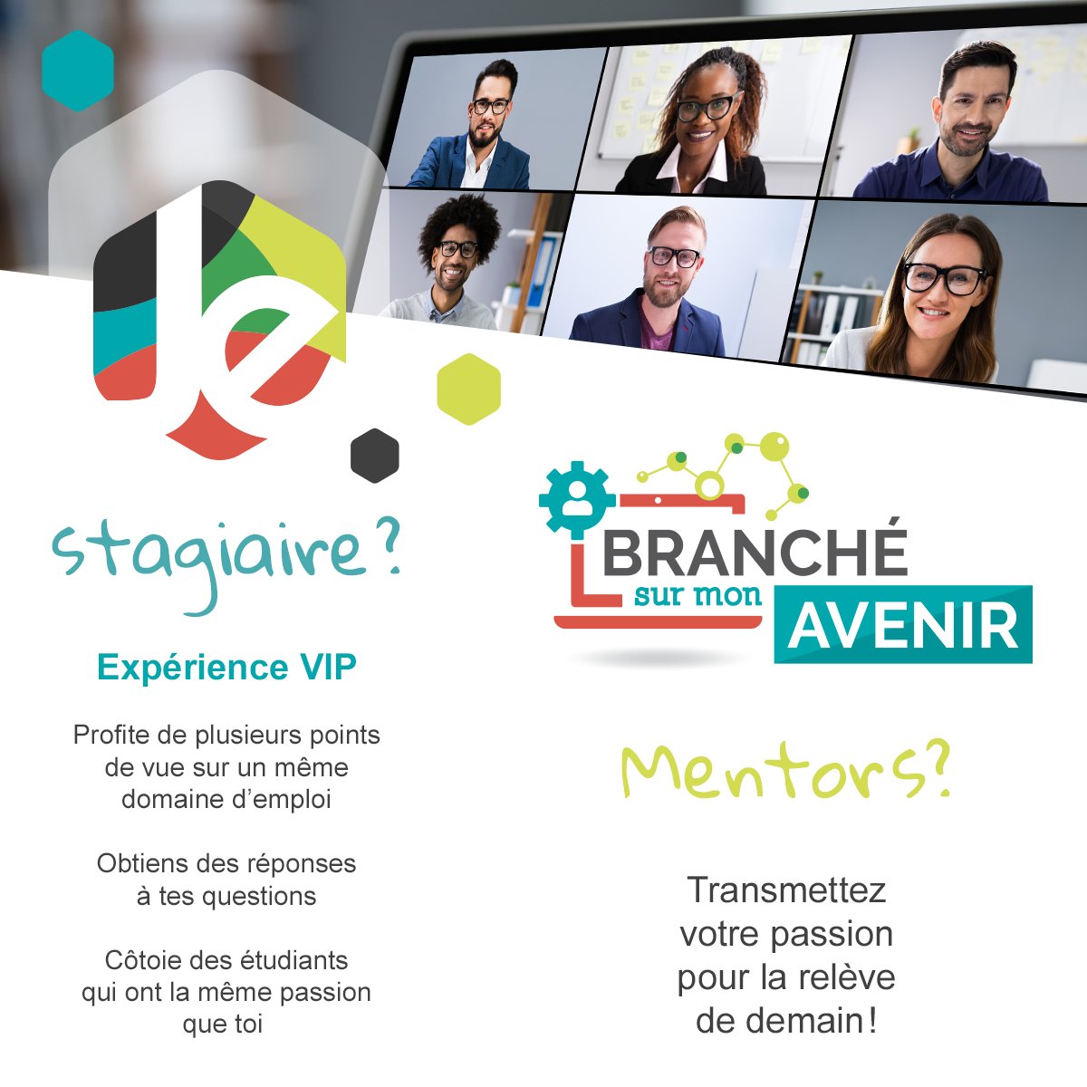 JeunesExplo lève le voile sur sa nouvelle activité d’exploration virtuelle «Branché sur mon avenir»!
Une série de visioconférences données par plusieurs professionnels d’un même secteur du marché du travail qui partageront leur passion auprès des jeunes.