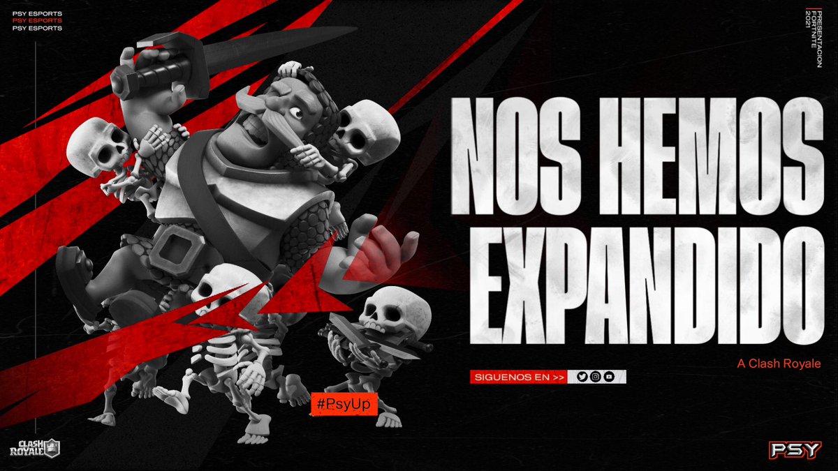 TeamPsyEsports's tweet photo. Anuncio - #ClashRoyale 

El día de hoy anunciamos que nos expandimos hacia clas royale , esperemos y nos vaya muy bien en nuestro proyecto , los que deseen entrar a nuestro mazo escríbanos al dm ¡ ⚜️🏆

#teampsymx 
#psyup 
#bepsy 
#gopsymx 
#returnspsy 
#alwayspsy https://t.co/95nesEQXpP