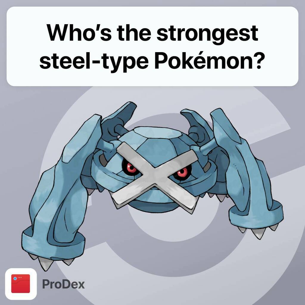 ProDexApp's tweet photo. Tell us in comment what is your favorite Steel-type Pokémon and what is the best for strat 👇
#prodex #prodexapp #pokemontrainer #pokemon #pokemonswordshield #pokemonsword #pokemonshield #pokemonisleofarmor #pokemoncrowntundra #pokemonstrat #pokemonvgc #pokemonstrategy https://t.co/pq6BkXskBr