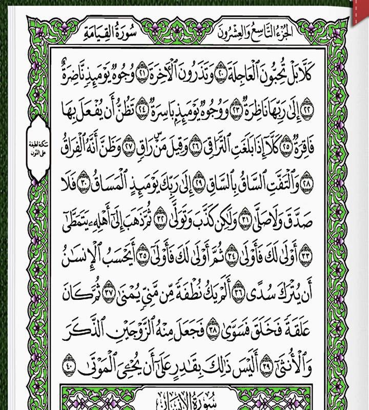 #سورة_القيامة 
خذ من وقتك دقيقتين و إقرأ معنا
 كل يوم صفحتين 
من القرآن الكريم 
 شارك بالقراءة و رتويت كتب الله لكم الاجر والثواب