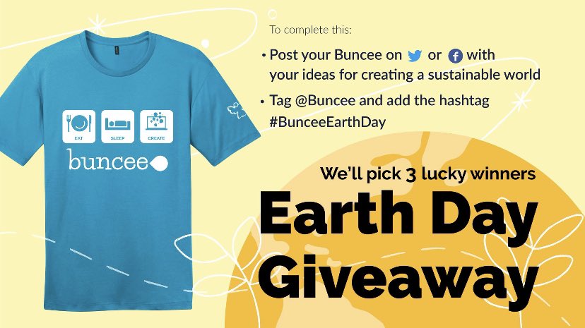 PebbleGoHQ's tweet photo. 🌎 #EARTHDAY LIGHTNING ROUND ⚡ GIVEAWAY 🎉
We're all in it for a better world. How can you make your city, state or country a more sustainable place to live?
Post your Buncee creation with the #BunceeEarthDay hashtag to win 1 of 3 NEW #BunceeBlue💙 T-Shirts! https://t.co/LDif8FTUoB
