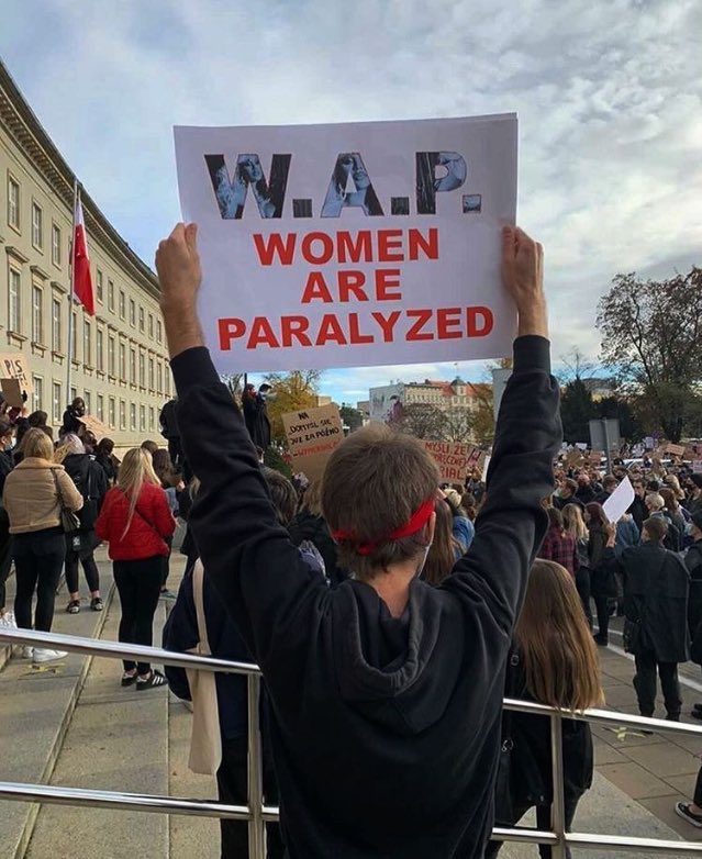 WAP = women are paralyzed, streets of poland by  @lanahearted 