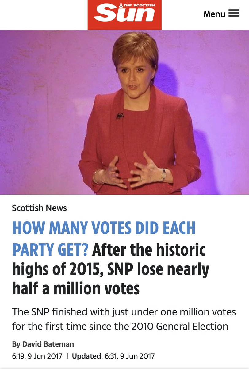  Turnout Let’s begin by remembering the 2017 General Election. That story is one where the SNP lost half a million votes. But they didn’t necessarily lose all or even most of these votes to opposition parties. (8/25)