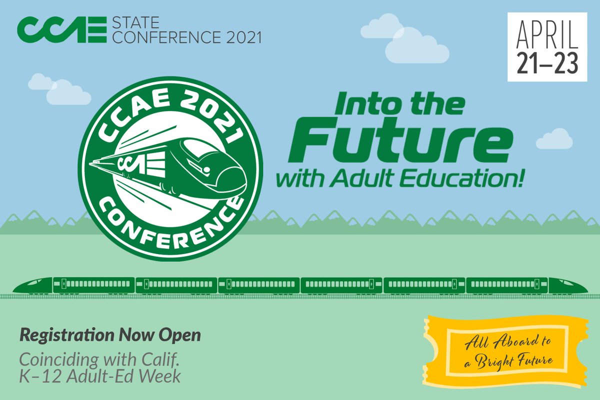 Congratulations <a href="/CCAEState/">CCAE</a> on a successful Day 1! OTAN is honored to be a part of this event, learning with our #AdultEducation colleagues. See you tomorrow for Day 2!
California Council for Adult Education California Council for Adult Education #AdultEDU #AdultEd