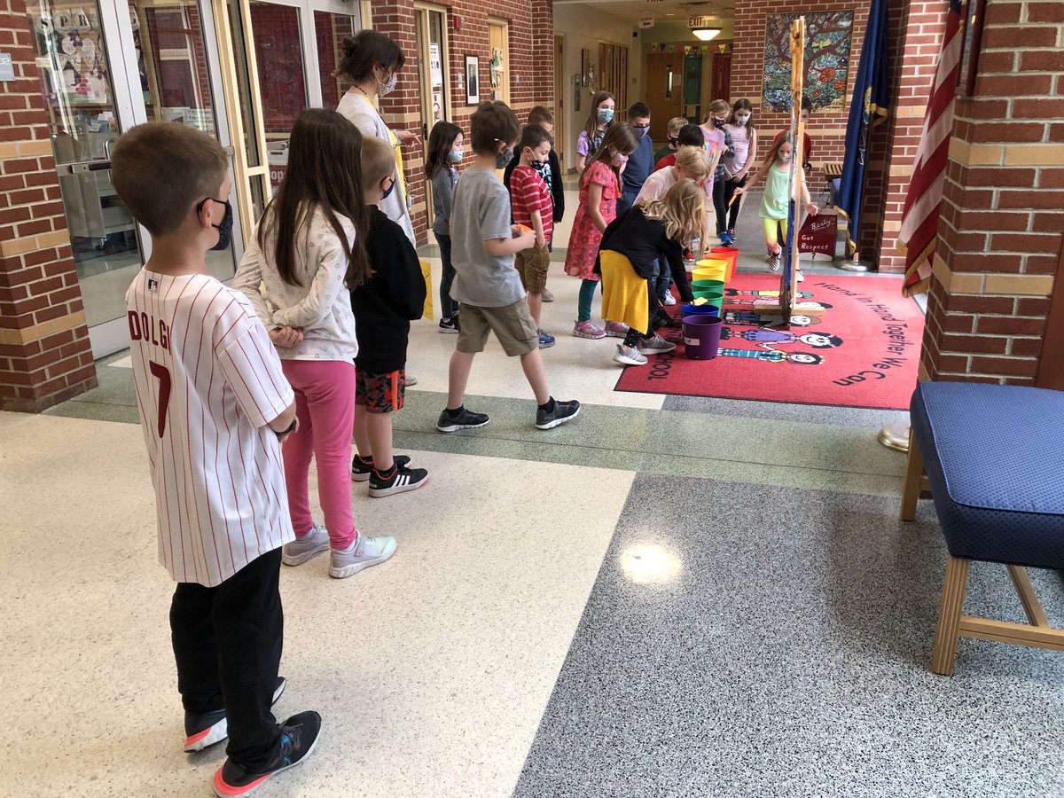NC First Graders voting for their favorite spirit day! #ojr #northcoventryelementaryschool