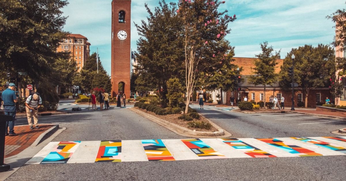 Chuck the MUTCD. Ok, not all of it - of course, a stop sign should always look like a stop sign - but make it okay to customize things like community-inspired crosswalks. Allow and support community-led placemaking initiatives. Public art is ok and is not unsafe.