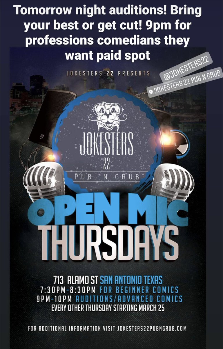 Jokesters 22 Pub ‘N Grub tweet media